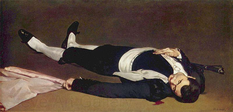 Edouard Manet Toter Torero Norge oil painting art